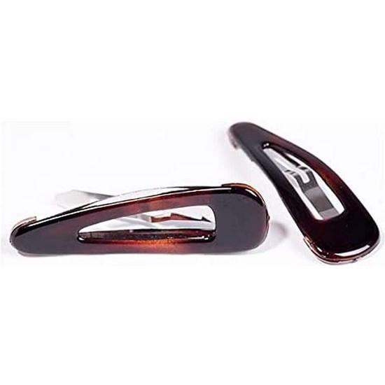 Hair Clips Inca Clip Concha Francesa Brown 2 Pieces