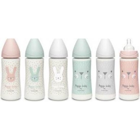 Suavinex Pp Premium Wide Mouth Bottle With Silicone Nipple And 3 Positions 360 Ml