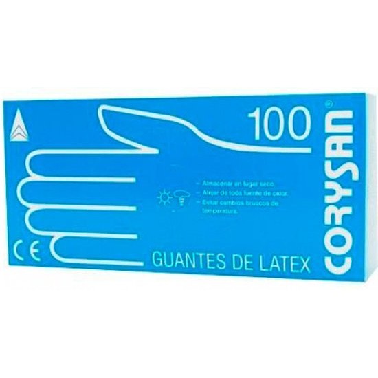 Corysan Latex Gloves Medium Size 100pcs