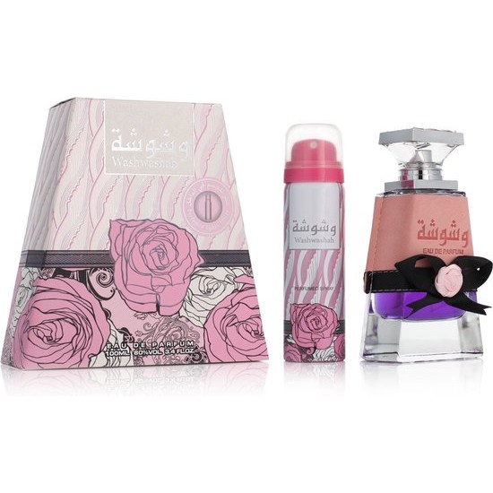 Women’s Perfume Set Lattafa 2 Pieces Washwashah