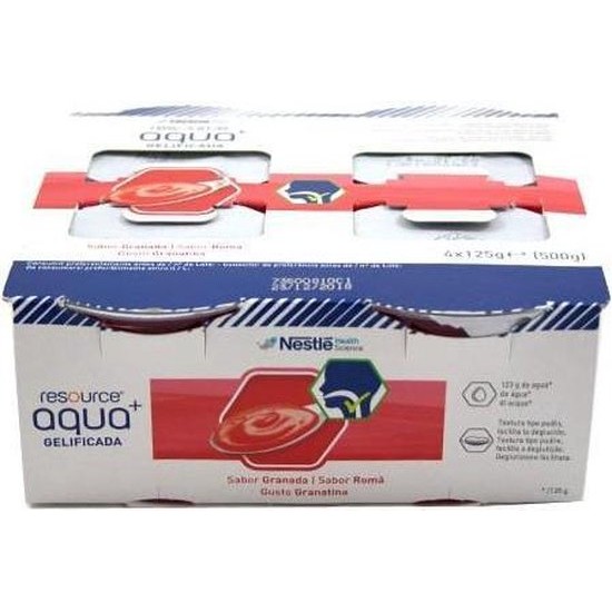 Meritene Resource Aqua Gelified Sugar-Free 4 Tubs 125g