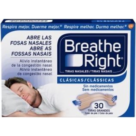 Breathe Right Nasal Strips Large Size 30 Units