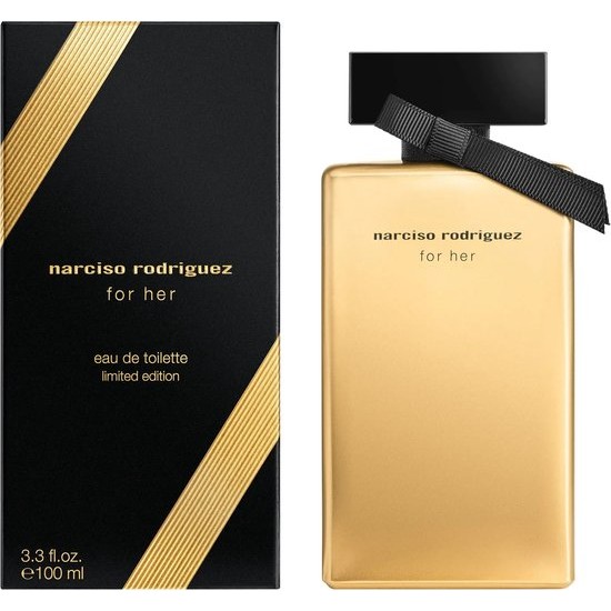 Narciso Rodriguez for Her Limited Edition – 100 ml – eau de toilette spray – damesparfum – zelfde geur, speciale verpakking