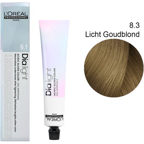 Styling Lotion L’Oreal Professionnel Paris Dia Light Ammonia-free Nº 8.3 50 ml