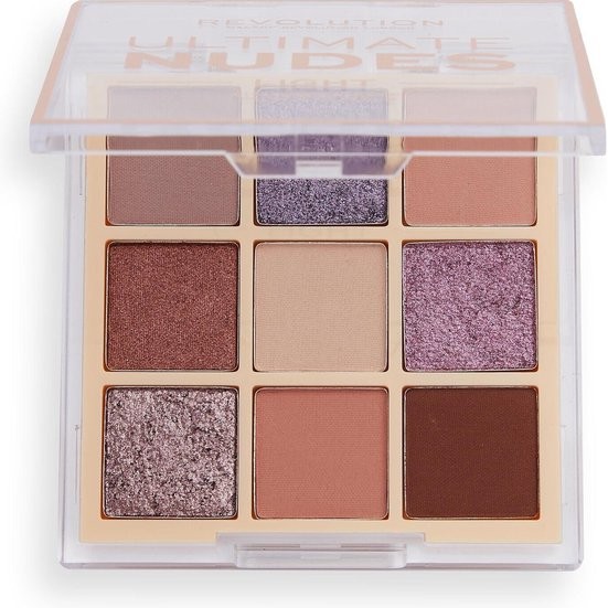 Makeup Revolution Ultimate Nudes Oogschaduw Palette – Light