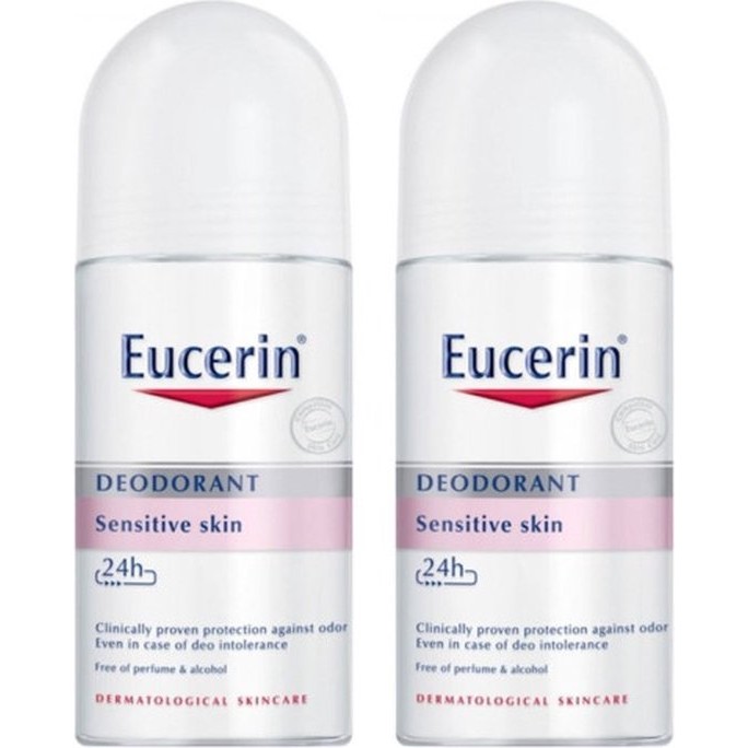 Eucerin Roll On Deodorant Sensitive Skin 2x50ml