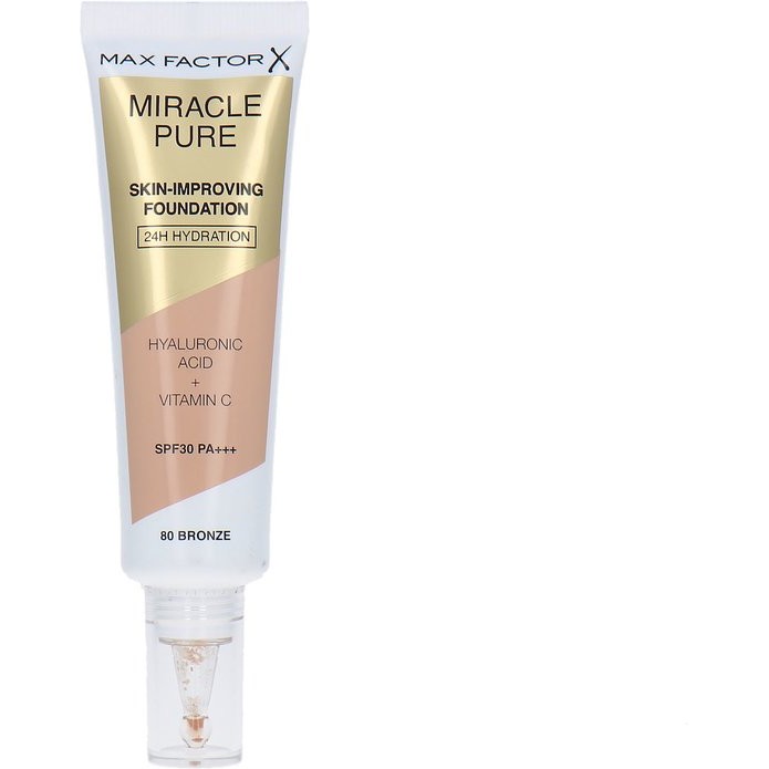 Max Factor Miracle Pure Skin-Improving Foundation – 80 Bronze