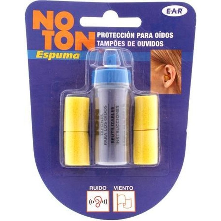 Foam Noton Ear Plugs 2 Pairs