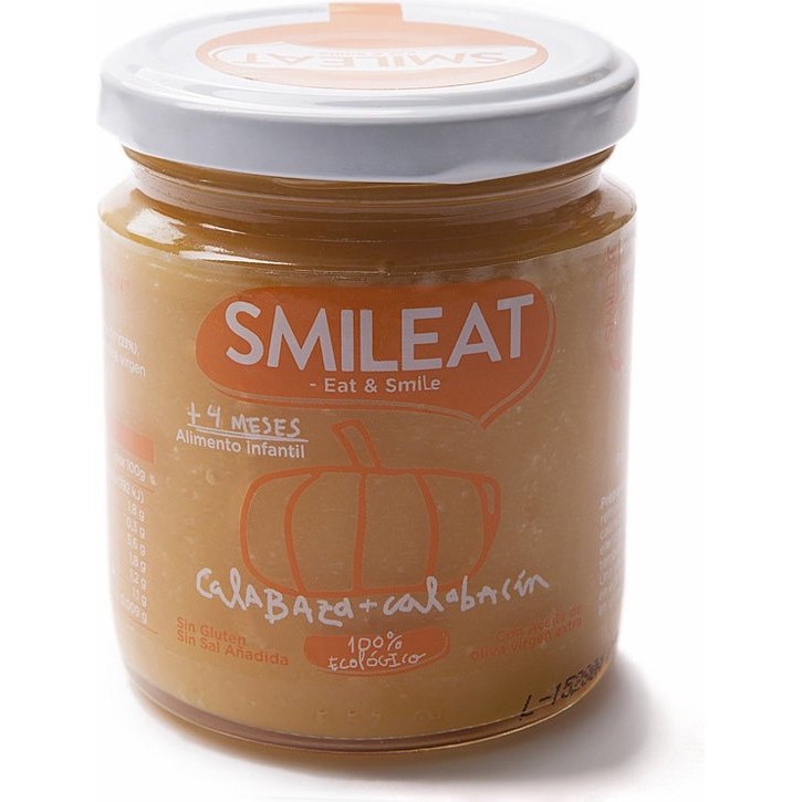 Smileat Potito Bio Pumpkin Zucchini 230g