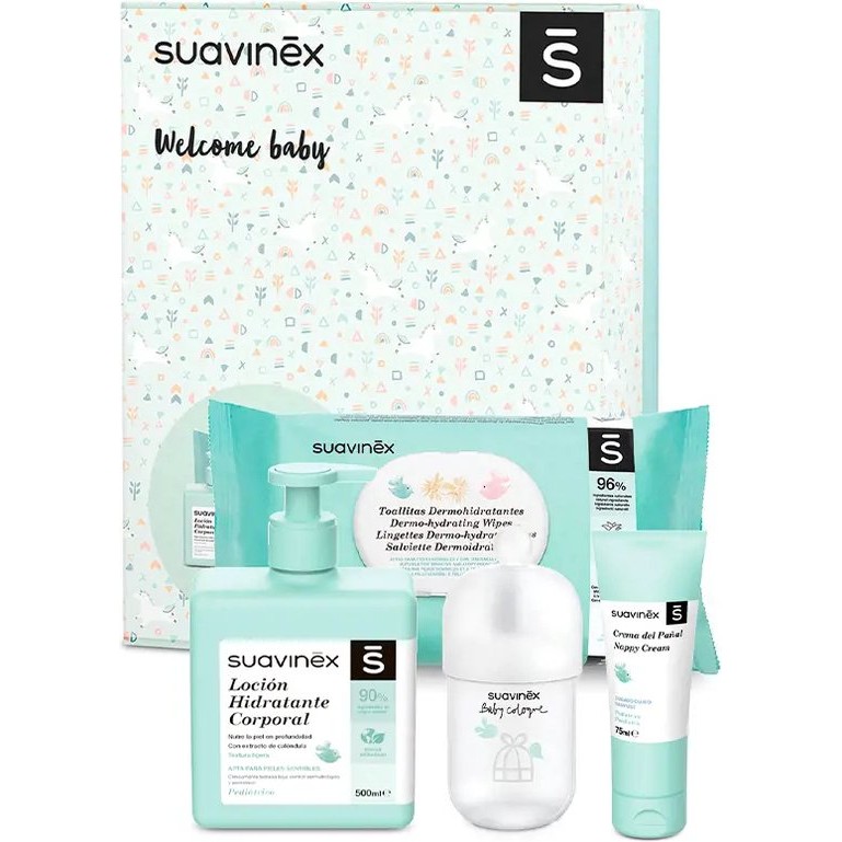 Suavinex Children & #39;s Cosmetic Basket #blue 4 Pcs