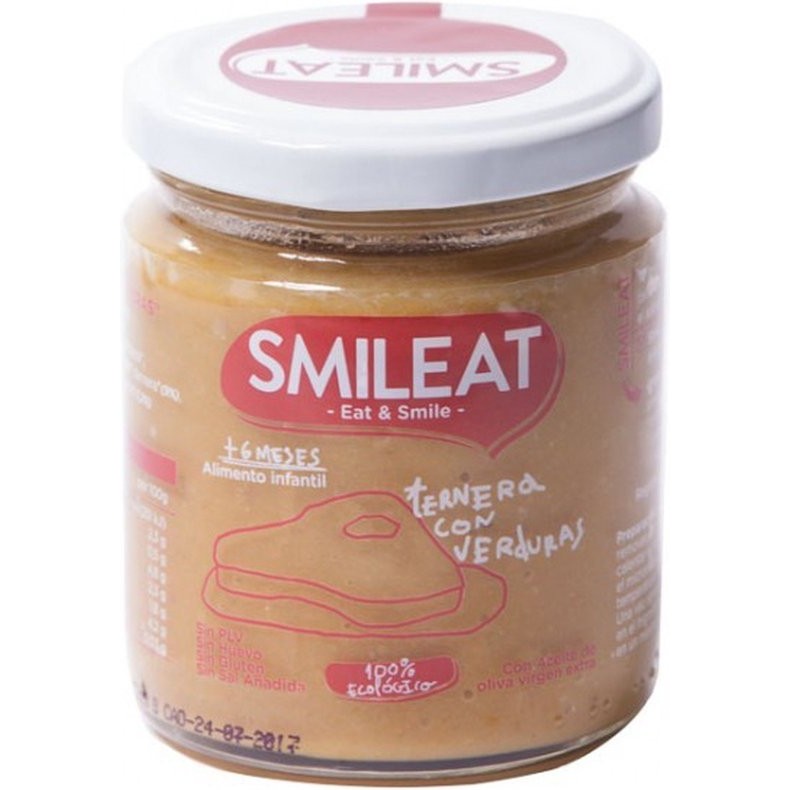 Smileat Organic Beef Baby Food with Vegetables 230g