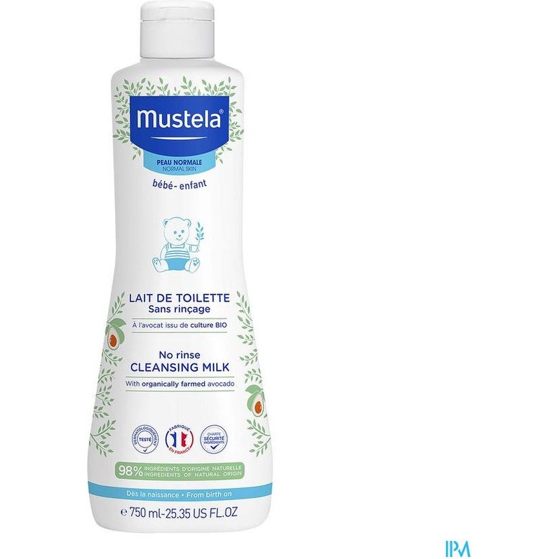 Mustela Cleansing Milk Dry Skin 750ml