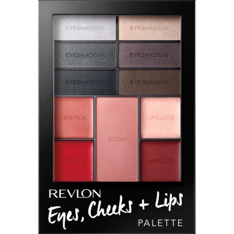 Revlon Eyes Cheeks Lips Palette 200 Seductive Smokies