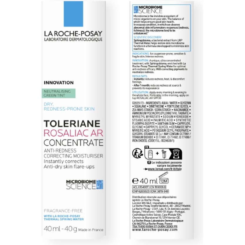La Roche Posay Rosaliac Ar Toleriane 40 Ml By La Roche-posay 40 Ml
