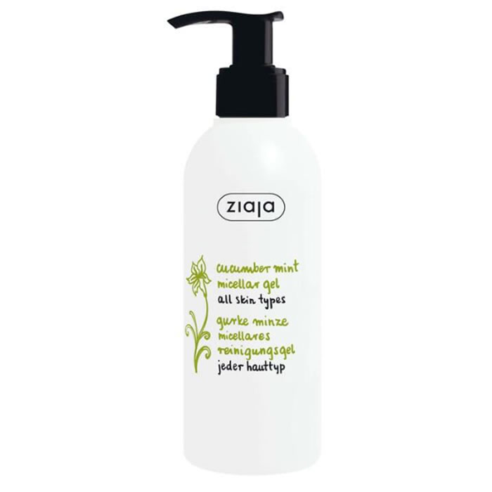 Cucumber & Mint Micellar Cleansing Gel By Ziaja 200 Ml