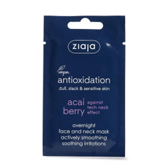 Acai Night Mask For Face And Neck 7 Ml By Ziaja 7 Ml