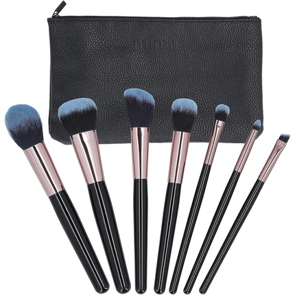 MIMO Makeup Brush Set Black 7 Pcs