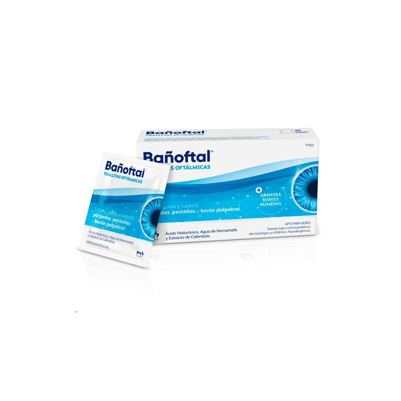 M4pharma Bañoftal Sterile Ophthalmic Eye Wipes 20 Units