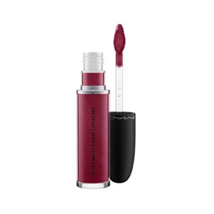 Retro Matte Liquid Lipcolour  Femei  Ruj mat cu efect metalic  Crowned 128  5 ml