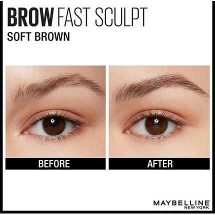 Maybelline Brow Fast Sculpt   02 Soft Brown   Brown Eyebrow Mascara