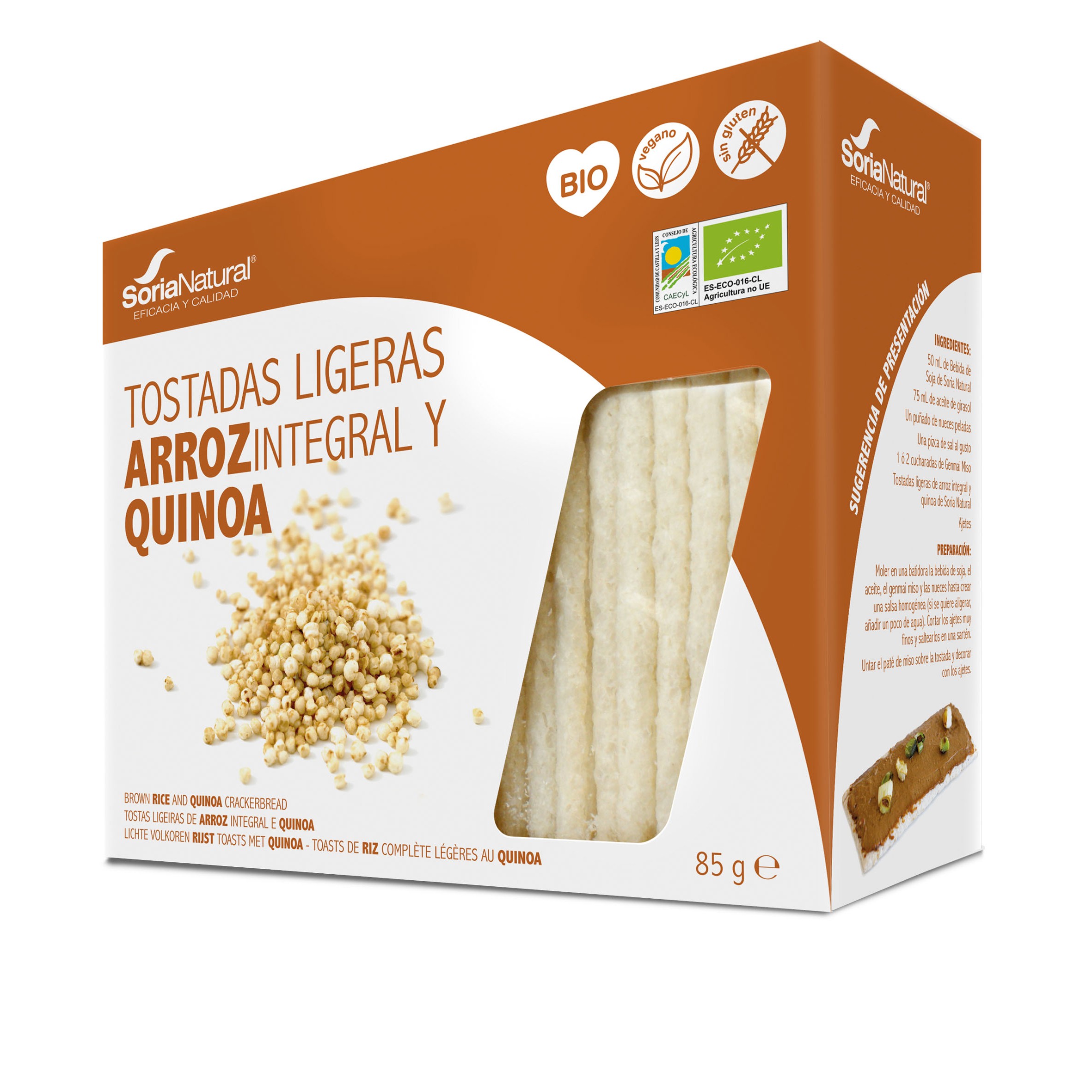 Alecosor Bio Rice and Quinoa Toasts