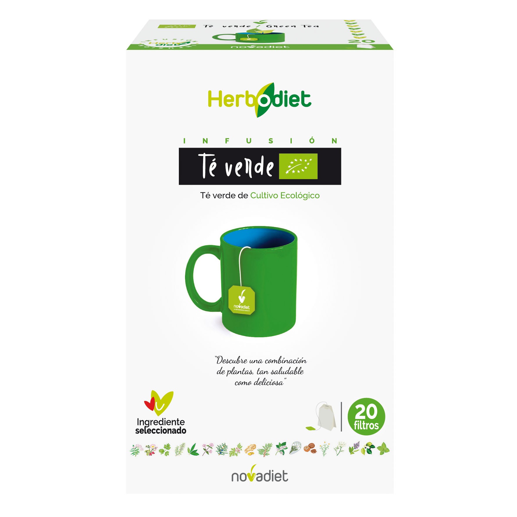 Novadiet Infu Green Tea Ecodiet 20 Filters
