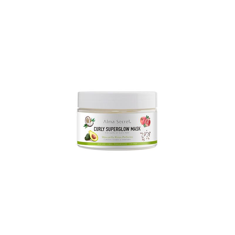 Curly superglow hair mask for curly hair 250 ml of cream