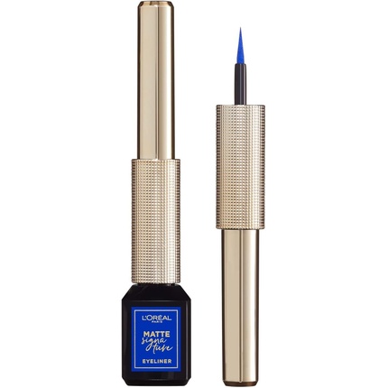 LOreal Paris Matte Signature Eyeliner From Superliner   Matte Liquid Eyeliner   Waterproof   02 Blue   Blue