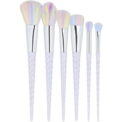 MIMO Makeup Brush Set Unicorn Pastel 6 Pcs